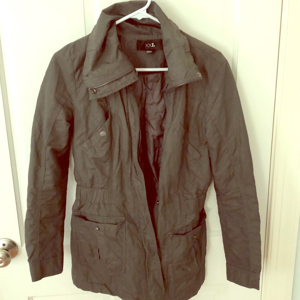 Forever 21 cinch waist utility jacket